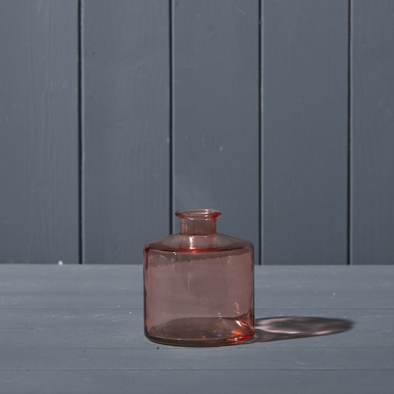 Rose Squat Glass Bottle (10.3cm) detail page
